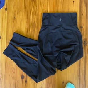 Lululemon high rise reveal mesh leggings